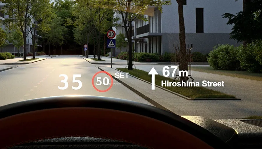 Mazda6e Expandable Card Technology 3 Head Up Display